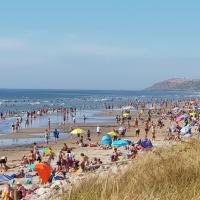 Plage d'Hardelot en août 2018